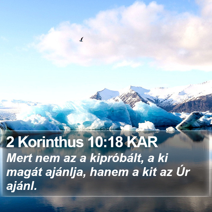 2 Korinthus 10:18 KAR Bible Study