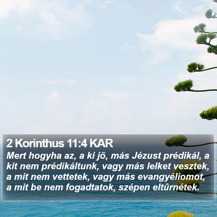 2 Korinthus 11:4 KAR Bible Study