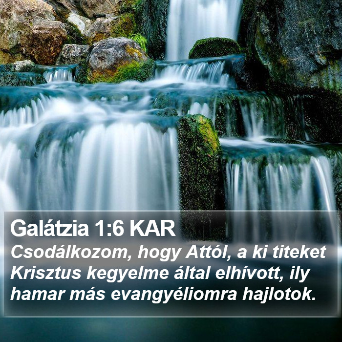 Galátzia 1:6 KAR Bible Study