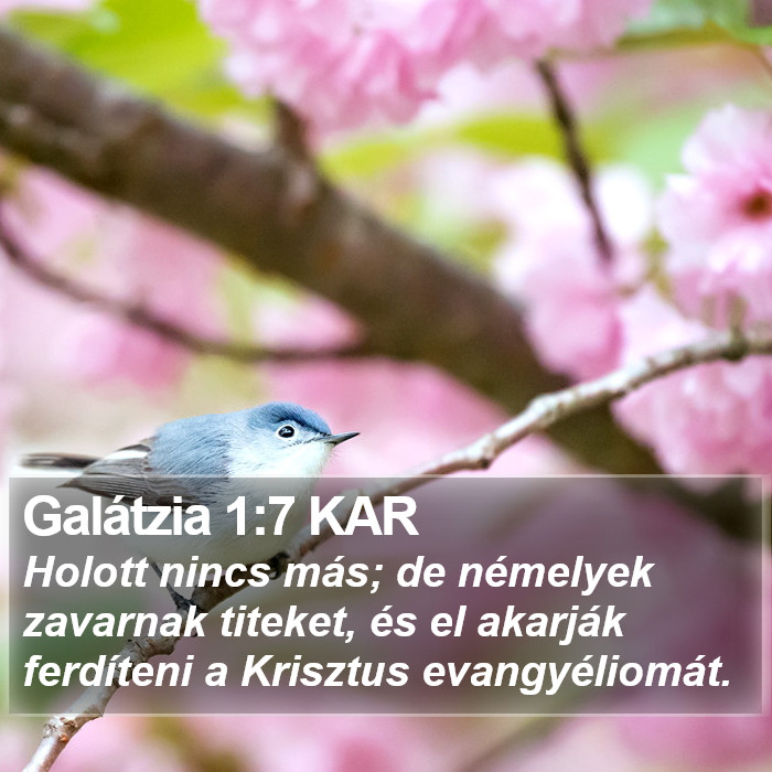 Galátzia 1:7 KAR Bible Study