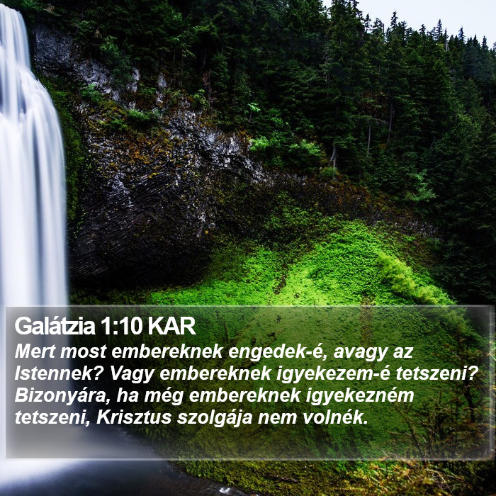 Galátzia 1:10 KAR Bible Study