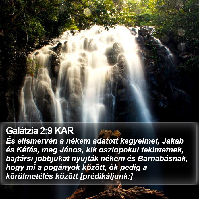 Galátzia 2:9 KAR Bible Study