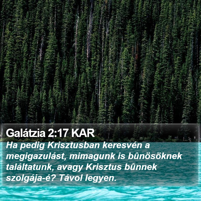 Galátzia 2:17 KAR Bible Study