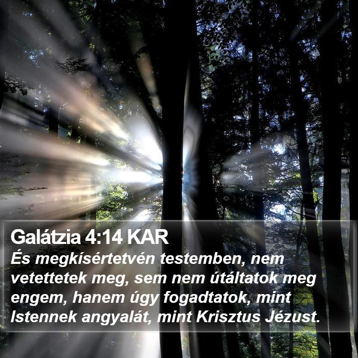 Galátzia 4:14 KAR Bible Study