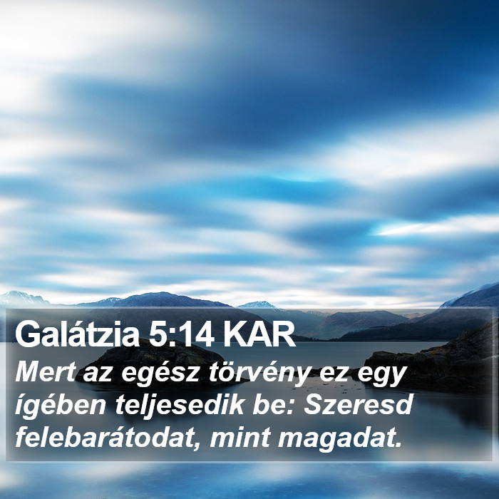 Galátzia 5:14 KAR Bible Study