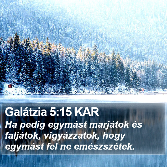 Galátzia 5:15 KAR Bible Study