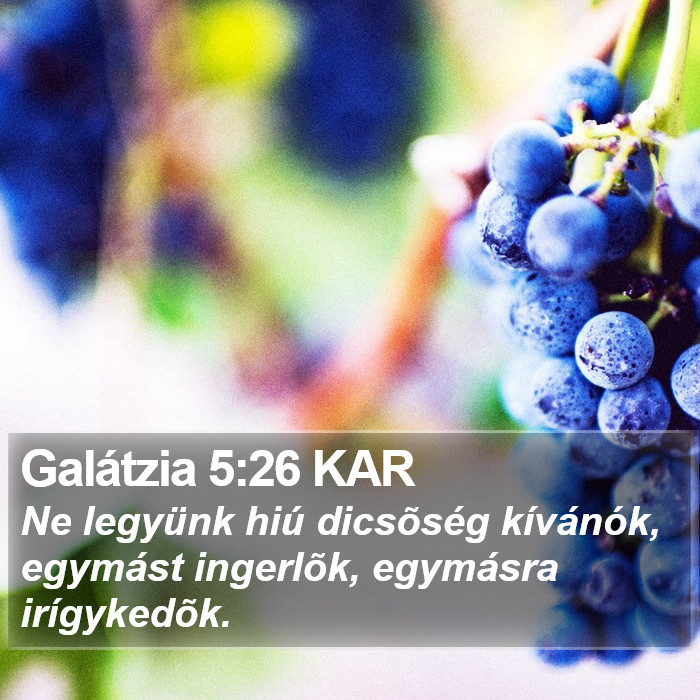 Galátzia 5:26 KAR Bible Study