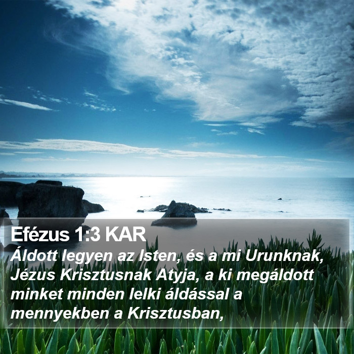 Efézus 1:3 KAR Bible Study