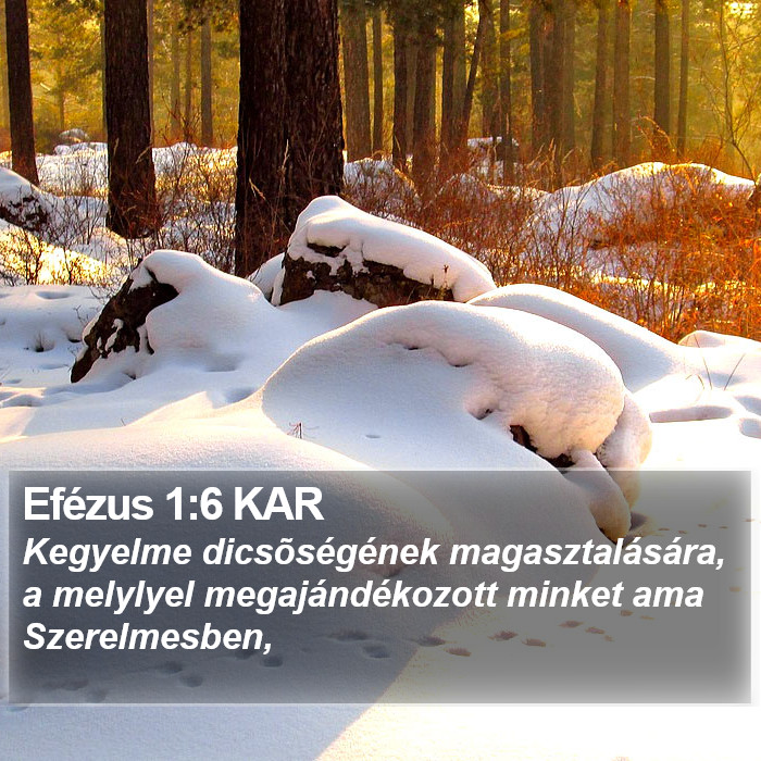 Efézus 1:6 KAR Bible Study