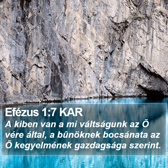 Efézus 1:7 KAR Bible Study