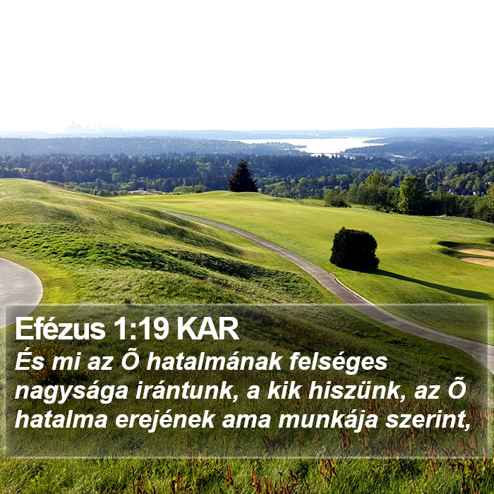 Efézus 1:19 KAR Bible Study