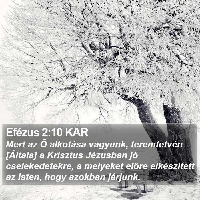 Efézus 2:10 KAR Bible Study