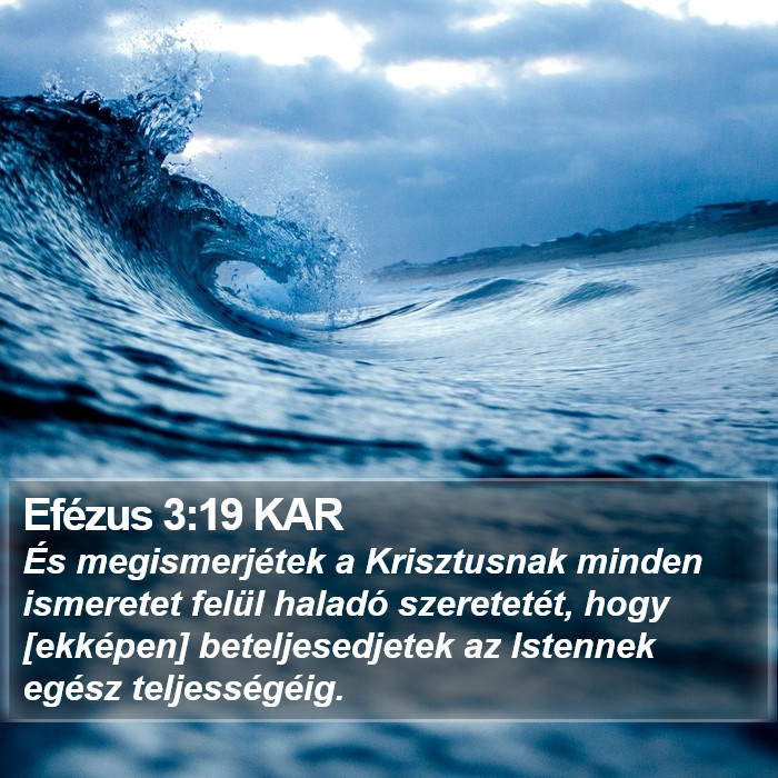 Efézus 3:19 KAR Bible Study