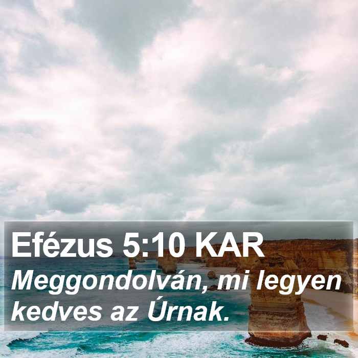 Efézus 5:10 KAR Bible Study