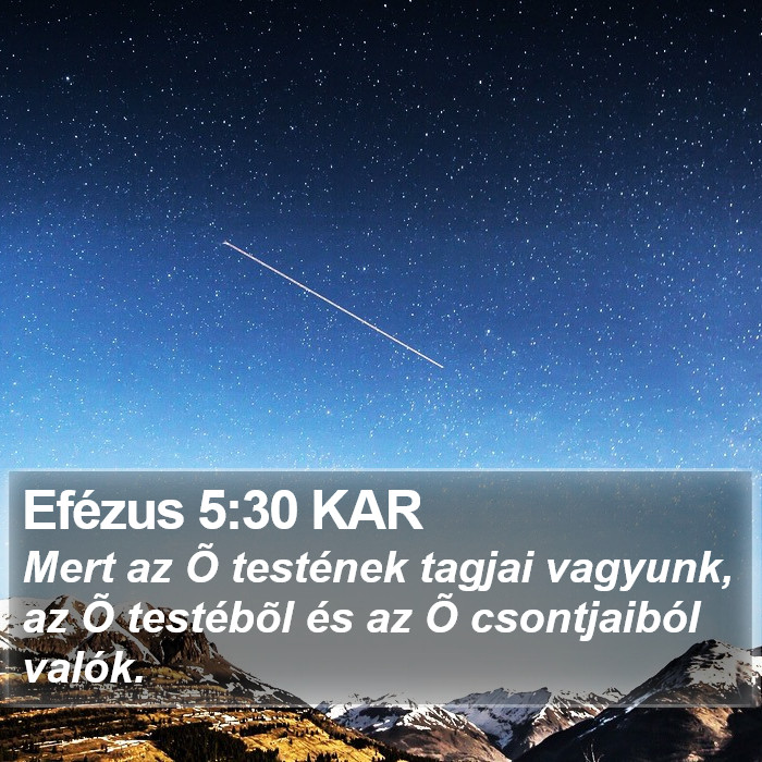 Efézus 5:30 KAR Bible Study