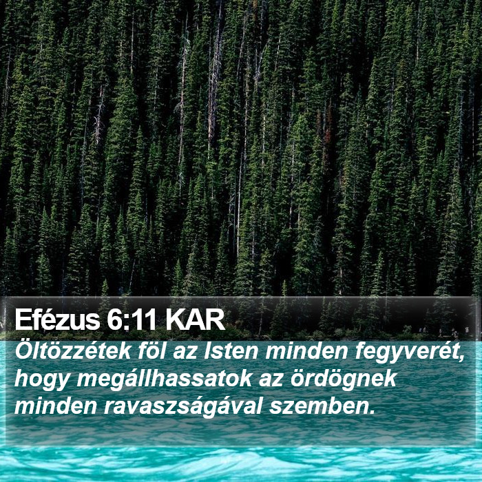 Efézus 6:11 KAR Bible Study