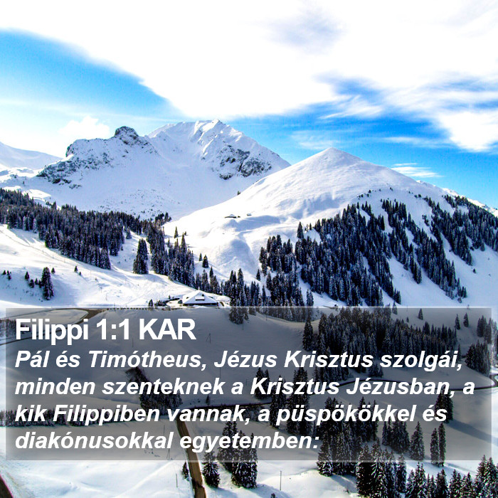 Filippi 1:1 KAR Bible Study