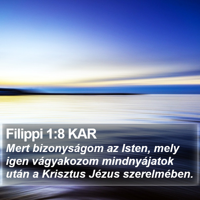 Filippi 1:8 KAR Bible Study