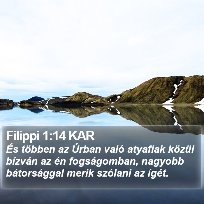 Filippi 1:14 KAR Bible Study