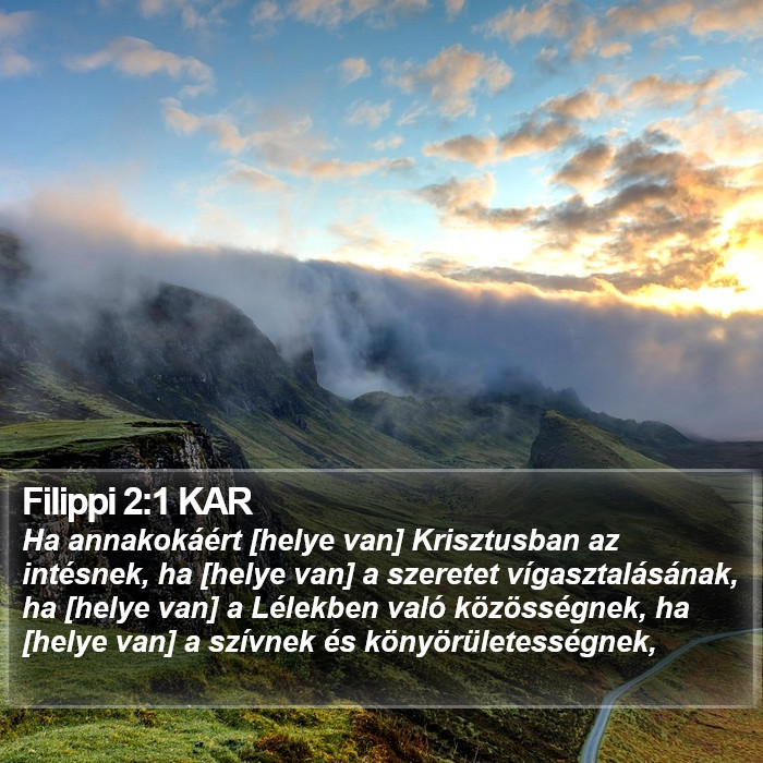 Filippi 2:1 KAR Bible Study