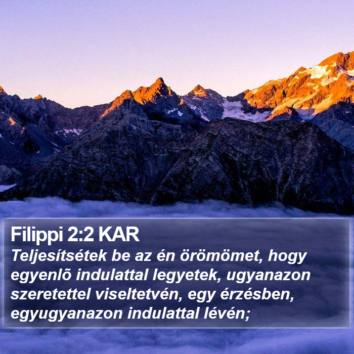 Filippi 2:2 KAR Bible Study