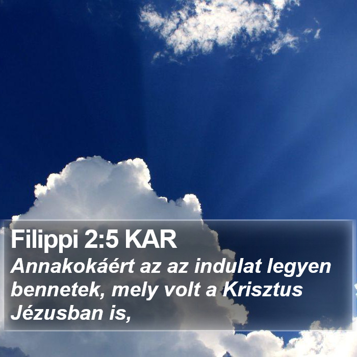 Filippi 2:5 KAR Bible Study