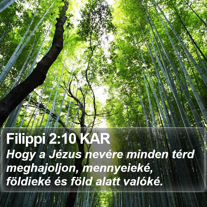 Filippi 2:10 KAR Bible Study