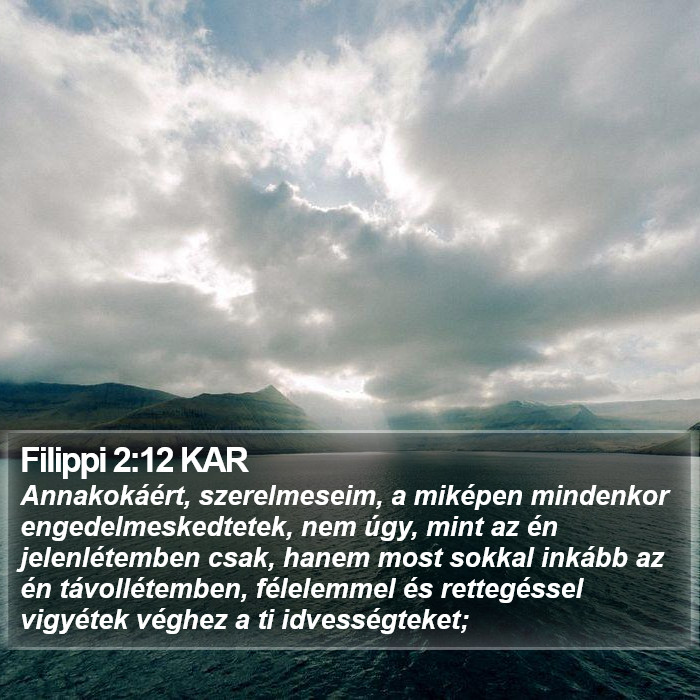 Filippi 2:12 KAR Bible Study