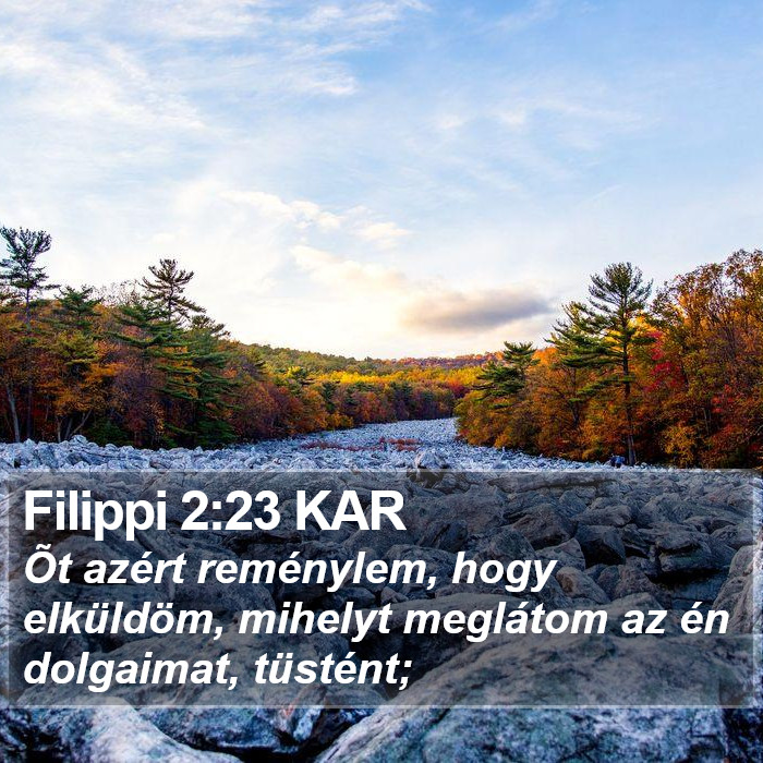 Filippi 2:23 KAR Bible Study