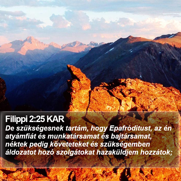 Filippi 2:25 KAR Bible Study