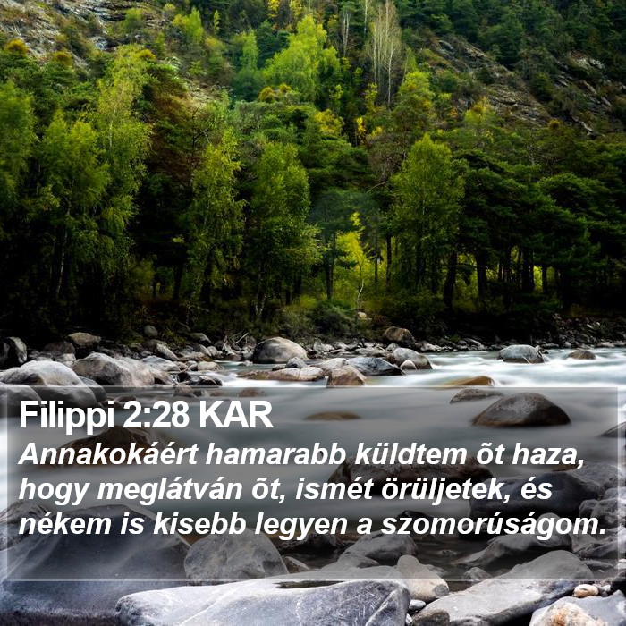 Filippi 2:28 KAR Bible Study