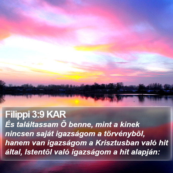 Filippi 3:9 KAR Bible Study