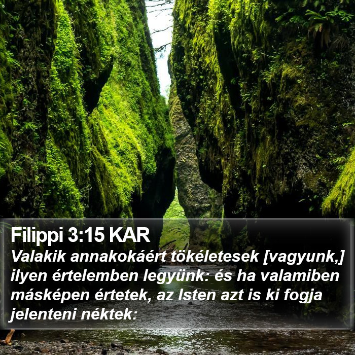 Filippi 3:15 KAR Bible Study