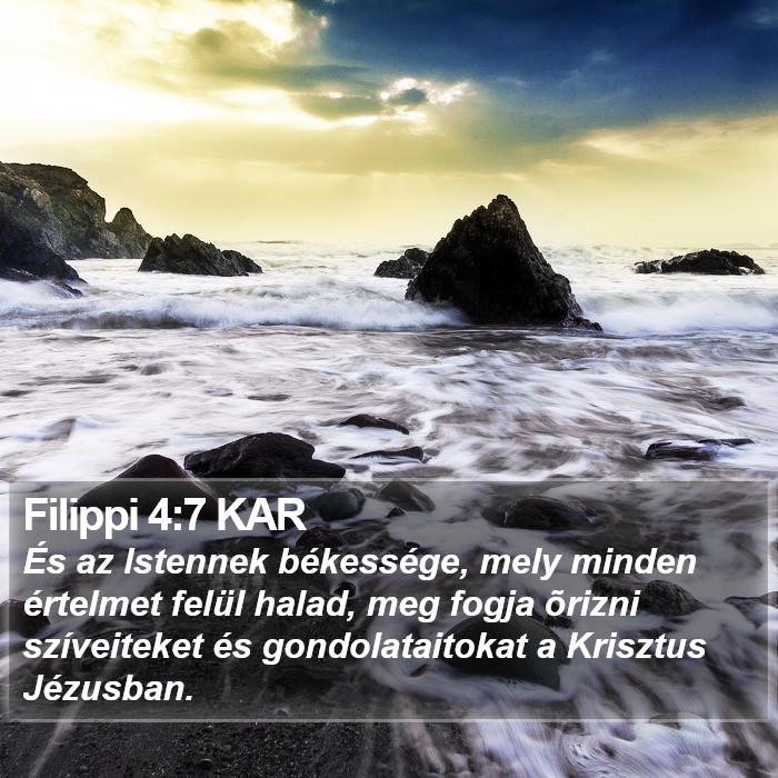 Filippi 4:7 KAR Bible Study