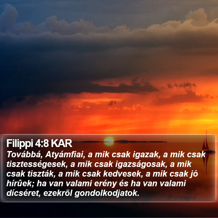 Filippi 4:8 KAR Bible Study