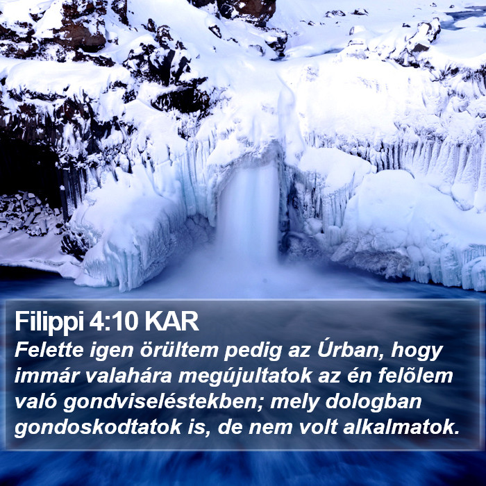 Filippi 4:10 KAR Bible Study