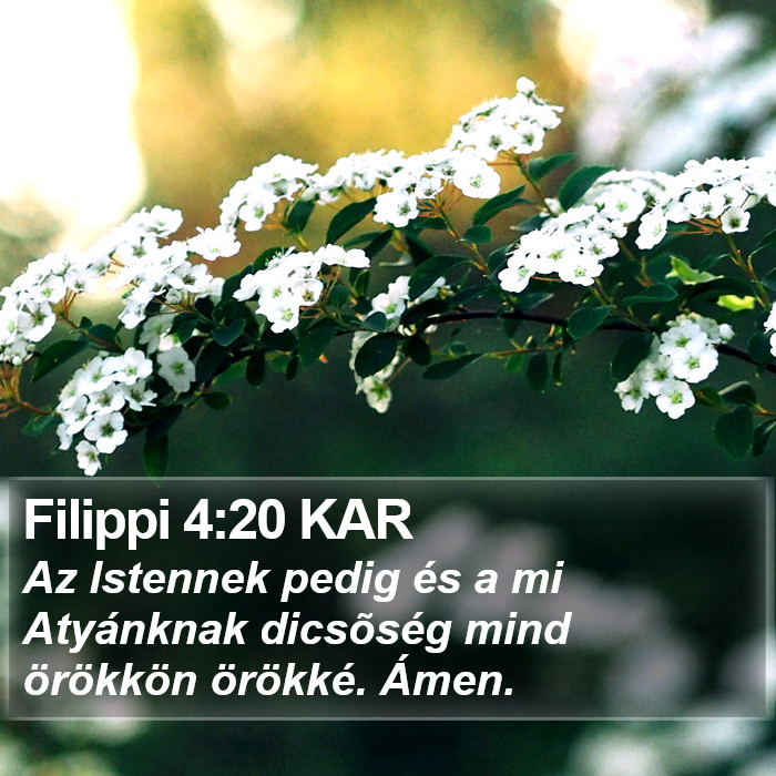 Filippi 4:20 KAR Bible Study