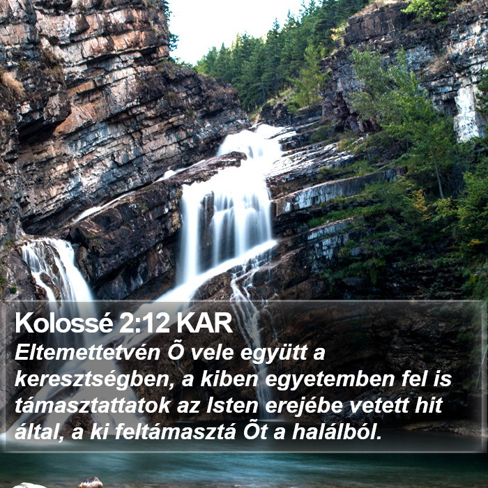Kolossé 2:12 KAR Bible Study
