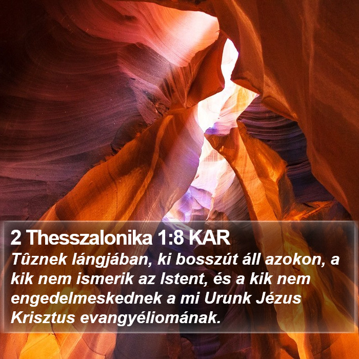 2 Thesszalonika 1:8 KAR Bible Study