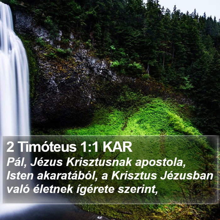 2 Timóteus 1:1 KAR Bible Study