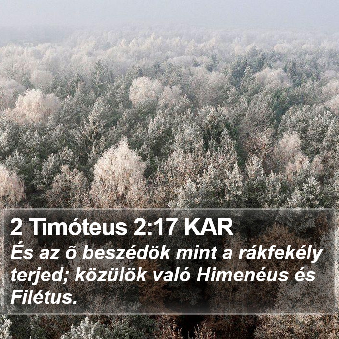 2 Timóteus 2:17 KAR Bible Study