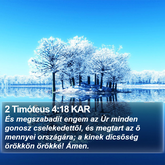 2 Timóteus 4:18 KAR Bible Study