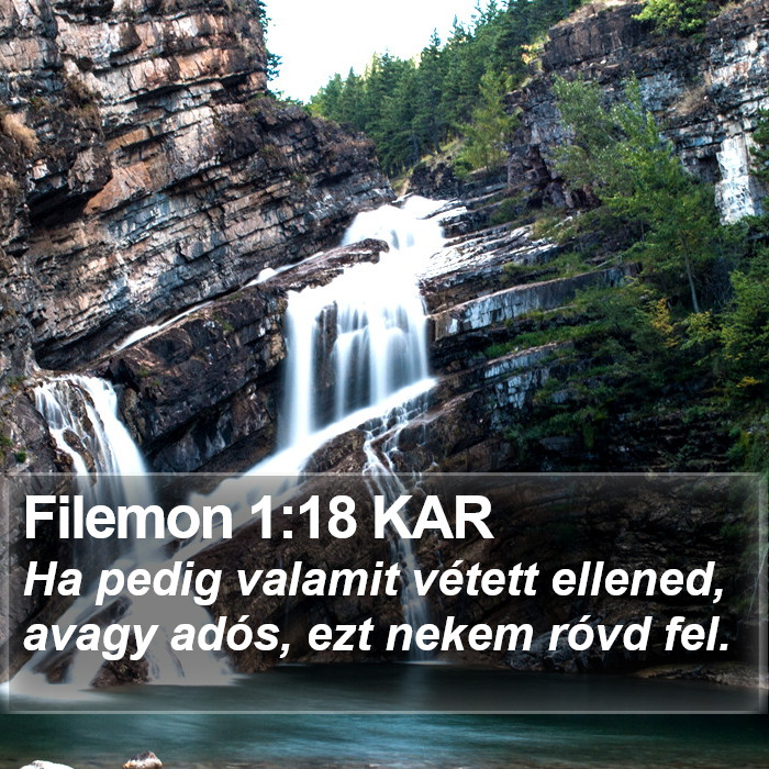 Filemon 1:18 KAR Bible Study