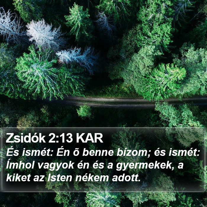 Zsidók 2:13 KAR Bible Study