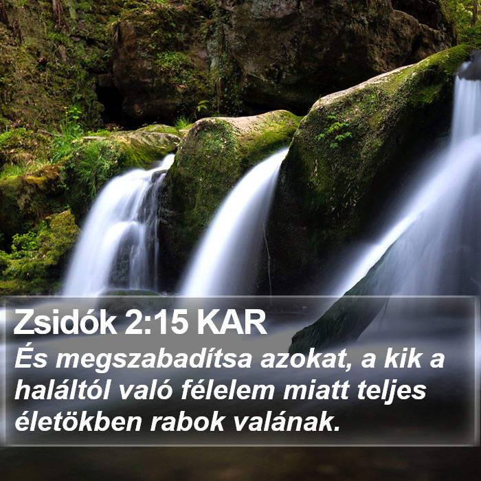 Zsidók 2:15 KAR Bible Study