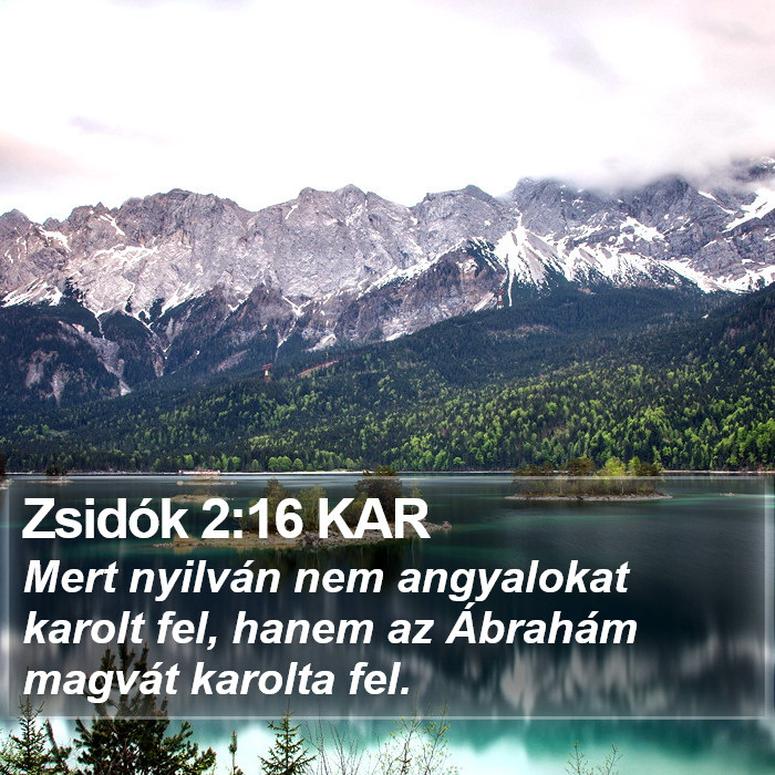 Zsidók 2:16 KAR Bible Study