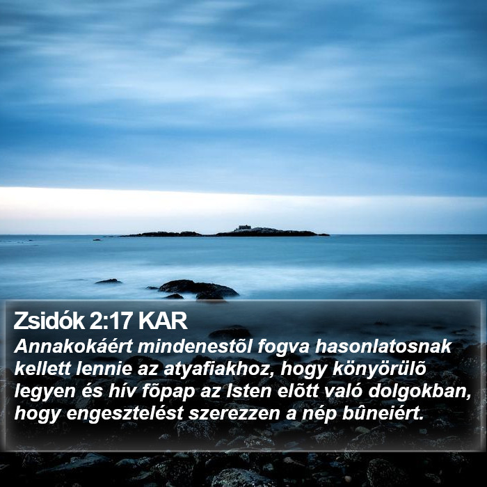 Zsidók 2:17 KAR Bible Study