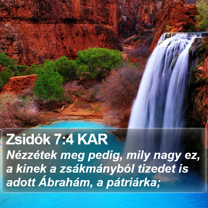 Zsidók 7:4 KAR Bible Study