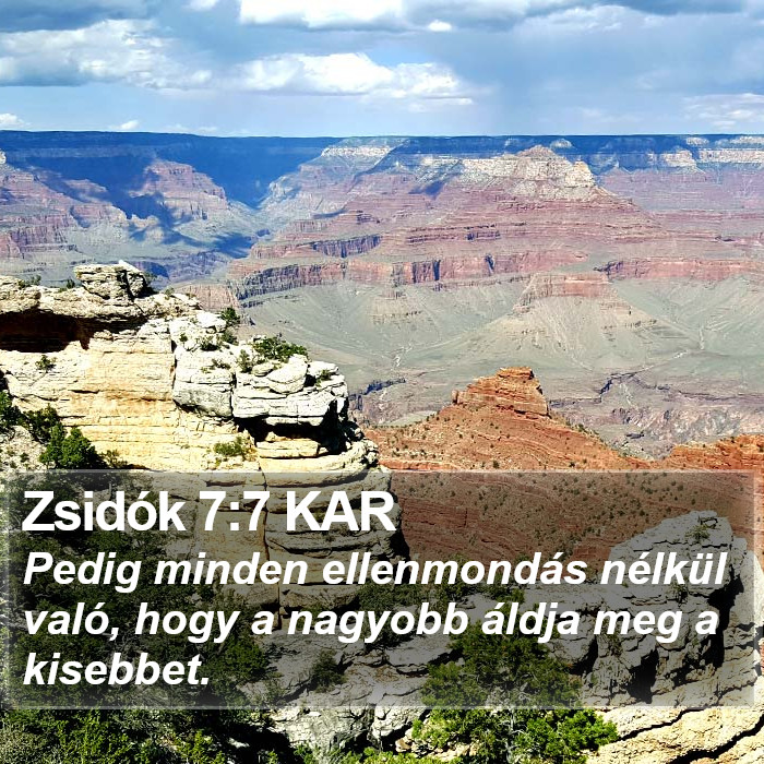 Zsidók 7:7 KAR Bible Study