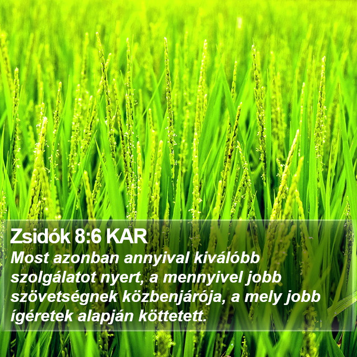 Zsidók 8:6 KAR Bible Study